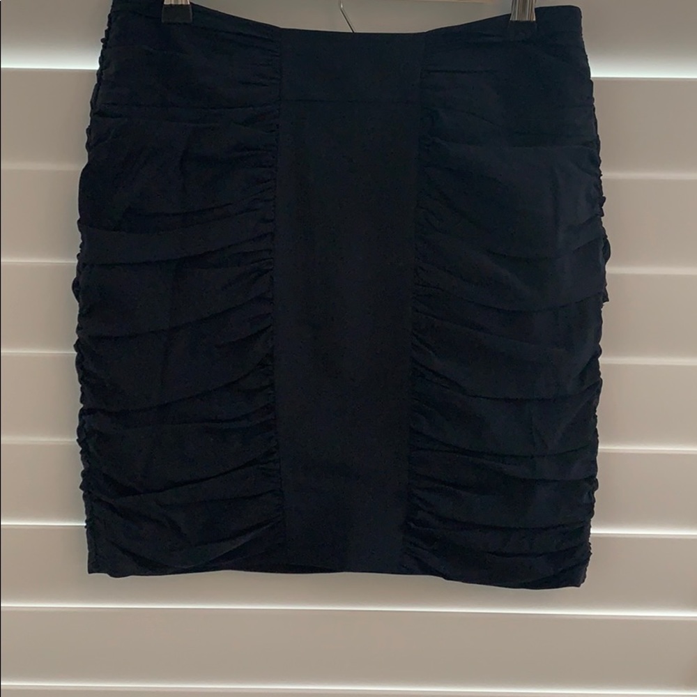 Leifsdottir Navy Rouch Skirt